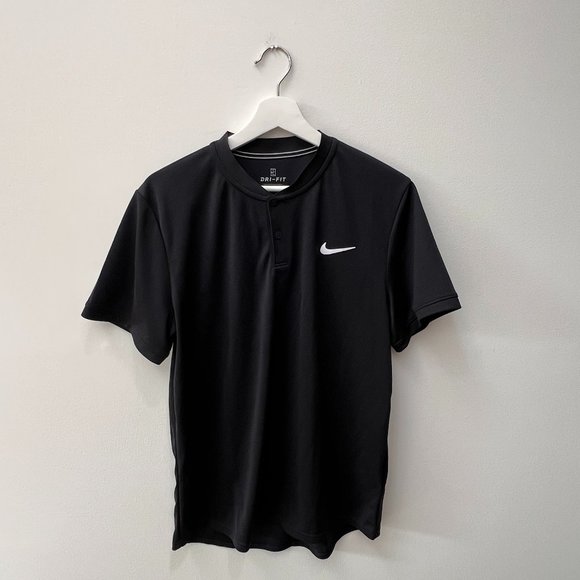 Nike Dry Fit Button Golf Shirt Large - Picture 1 of 4